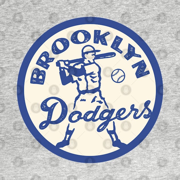 Old Baseball Brooklyn  Dodgers by Punk Rock